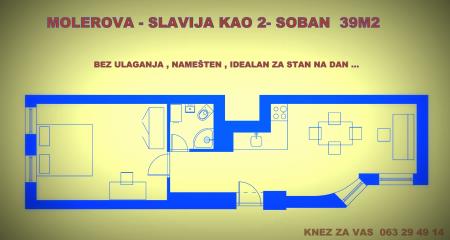 stanovi   Beograd  Slavija    SLAVIJA- MOLEROVA