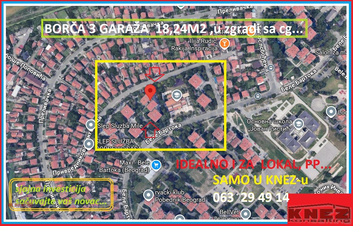 poslovni prostor   Beograd  Borča    BORČA 3 - KOD VRTIĆA